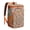 Orange-24, variant on Floral Insulated Backpack Cooler - Elegant Chic Pattern 20L Soft Cooler Bag for Road Trips, Park Day & Outdoor Activities, Easy to Clean