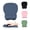 navy blue, variant on Ergonomic Mouse Pad with Wrist Support, Mousepad with Memory Foam Wrist Rest and Non-Slip Base for Computer, Cafe, Home & Office, 9.64 x 8.26, Pink
