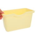 thumbnail image 3 of Phenofice Kitchen Compost Bin Plastic Wall Mount Trash Bin Light Yellow 1Pack For Household Users Bathroom, 3 of 8