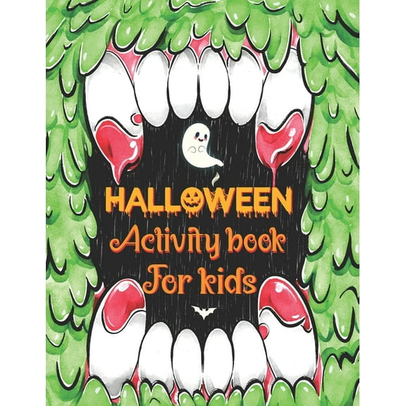 Halloween Activity Books For Kids: A Spooky Halloween Kids Activity Book For Learning, Coloring, Mazes, Word Search, Sudoku, Tic Tac Toe and More. (Paperback)