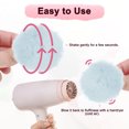 thumbnail image 4 of Uxcell 35-Pack Faux Fur Pom Poms, 1.2 Inch/ 3 cm Soft Fluffy PomPoms Balls Faux Rabbit Fur with Elastic Loop for DIY[Light Blue], 4 of 7
