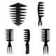 thumbnail image 4 of Hombres Vintage Oil Hair Comb Retro Back Hair Beard Diente ancho Tenedor Combs (03) Tmvgtek cuidado belleza, 4 of 9