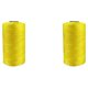thumbnail image 1 of Cateissary Hilo de punto, bola de seda, herramienta para coser, suavidad, suave al tacto, accesorio de bricolaje, herramientas de tejer Amarillo 2Conjunto, 1 of 6