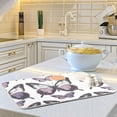 thumbnail image 6 of Purple Butterflies Dish Drying Mat Dish Drainer Rack Mats Water Absorbent Non-Slip Easy Clean Heat Resistant for Kitchen Counter, 6 of 8