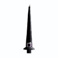 thumbnail image 3 of Halloween Witch Hat Taper Candles 8Inch Dripless Unscented Dinner Gothic Decoration Black, 3 of 9