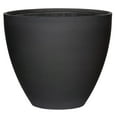 thumbnail image 5 of Pottery Pots USA Inc. Pottery Pots Jesslyn XS Fiberstone Indoor Outdoor Modern Round Planter Black, 5 of 5