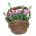thumbnail image 4 of Accesorio Para Casa De Muñecas, Modelo En Miniatura, Diseño Vívido, Mano De Obra Fina, Flores En Miniatura De Apariencia Natural Real Y Agradable Para El Hogar Para Casa De, 4 of 7