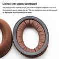 thumbnail image 4 of Universal Soft Earphone Earmuff Headset Cushion Cushion Cover Foam Earpads Replacement Earpads For Sennheiser HD418 Ear Pads Leather Earphone Case BLACK NANOCARP, 4 of 8