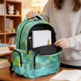 thumbnail image 5 of DISNIMO Cat Printed Cute Backpack for Kids Girls 17 Inch Lightweight Bookbag with Padded Straps for Elementary Middle Students, Back to School Gifts, 5 of 7