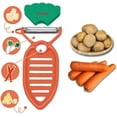 thumbnail image 2 of Roller Green Spring Onion Slicer Shredder + TULGIGS Vegetable Peeler, 2 of 7