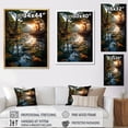 thumbnail image 4 of Designart "Yellow Black Louisiana horizon" Louisiana Canvas Print, 4 of 5