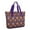 Pumpkin Hat Halloween, variant on Tote Bag for Women - Purple Halloween Black Bats Shoulder Bag - Large Utility Work Duffle Bag with Zipper Handbag for Travel, Work, Sprots