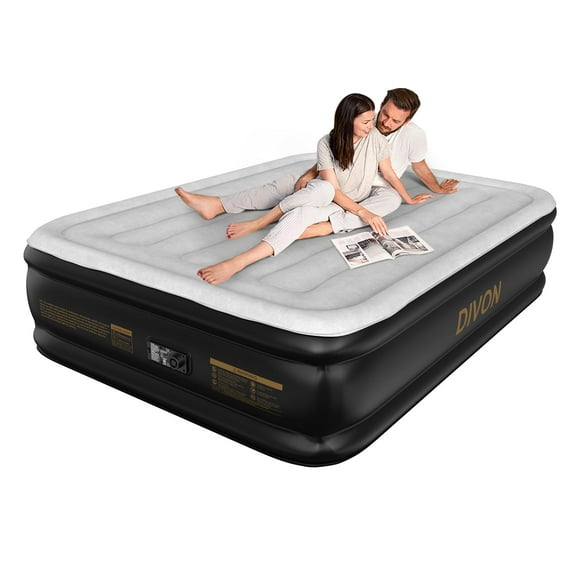 Colchón inflable DIVON Air Mattress completo con bomba integrada de 18 pulgadas