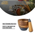 thumbnail image 5 of Thyme & Table Acacia Wood Mortar & Pestle, 5 of 9