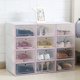 thumbnail image 5 of Billuyoard Caja de zapatos con tapa Caja de cajón transparente Cajas de zapatos de plástico Caja de almacenamiento apilable Organizador Almacenamiento y organización del hogar los hombres verde, 5 of 6