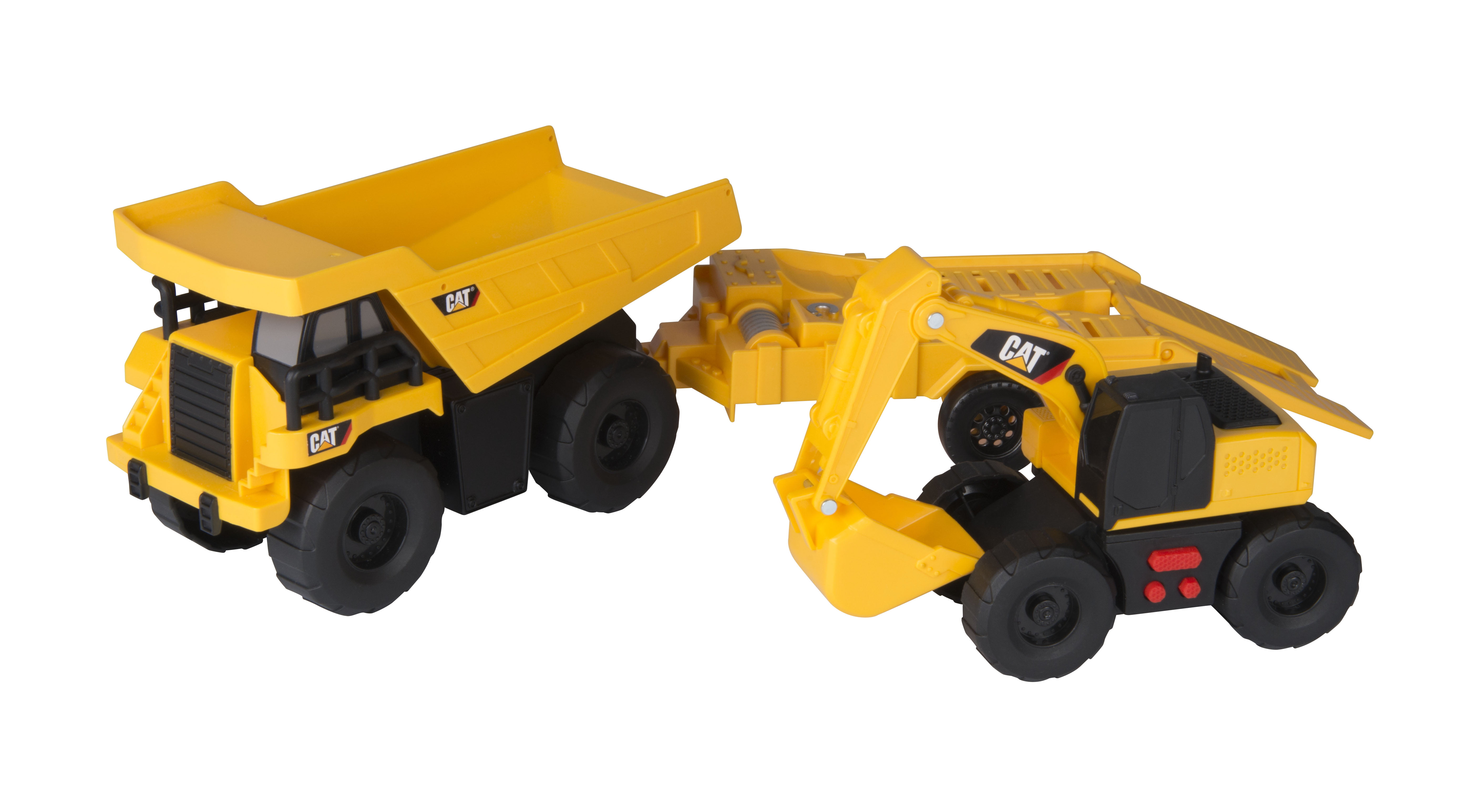 DUMPTRUCK TOYSTATE FLASH RIDES CATERPILLAR 4 INCH LIGHTS AND SOUNDS 