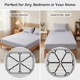 thumbnail image 5 of 12 Clips Bed Sheet Straps,Adjustable Holder Straps for Corners Mattress Sheet Suspenders Grippers Bedding Accessories Black White, 5 of 6