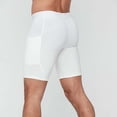 thumbnail image 5 of Guluxicc Men's Yoga Shorts Elastic Waist Gym Shorts Regular Fit Solid Color Summer Workout Shorts, 5 of 5