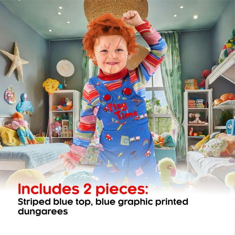 Morph Morph Play Time Killer Costume For Boys Halloween Costume, Toddler Halloween Dress-Up, Fun Kids Costume Halloween Costume For Unisex children Blue Small