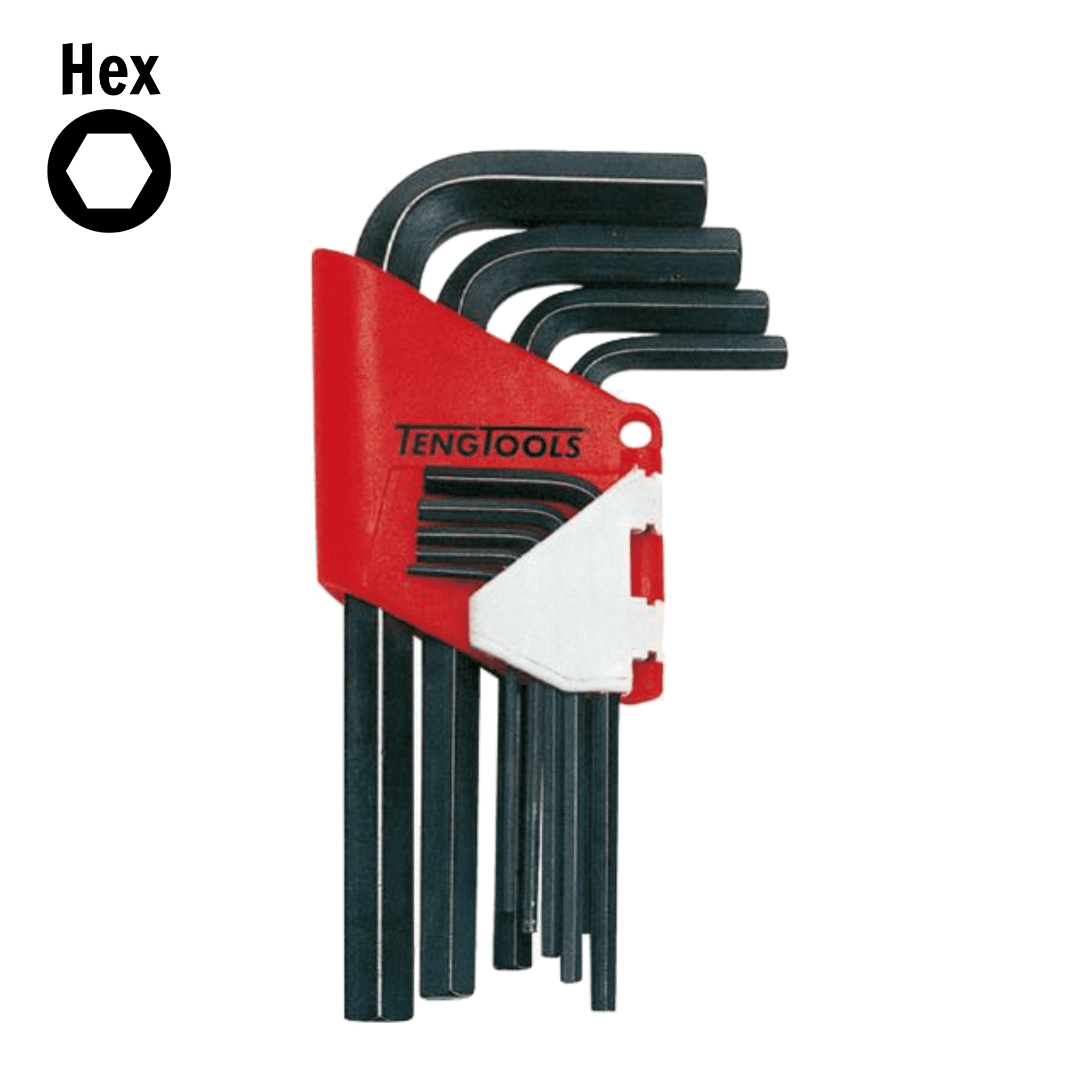 Teng Tools 9 Piece Black Metric Industrial Grade Hex Key / Allen Wrench Set (1.5mm - 10mm) - 1479MMR
