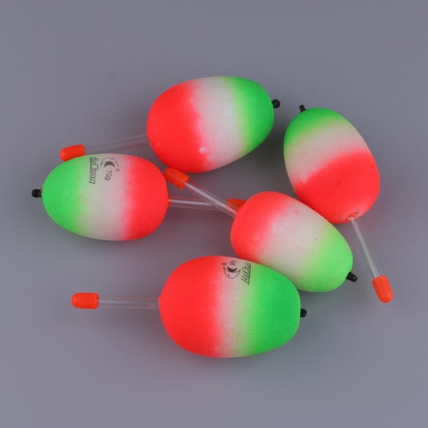 5pcs Flotadores De Flotadores Flotantes De Pesca Del Palillo Del Respndor Que Encienden 400g Baoblaze Flotadores de pesca de espuma EVA