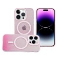 thumbnail image 3 of Designed for Apple iPhone 12 /12 Pro Stylish IMD Design Pattern [Magnetic Circle Compatible with MagSafe] Hybrid Slim Hard PC Shockproof Phone Case Cover [Gradient Pink Glitter], 3 of 5
