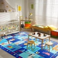 thumbnail image 4 of Homore Kids Learning Rugs Collection, Light Blue Kids Play Rugs ABC Numbers Shapes Educational Area Rug 60"x 84", 4 of 8
