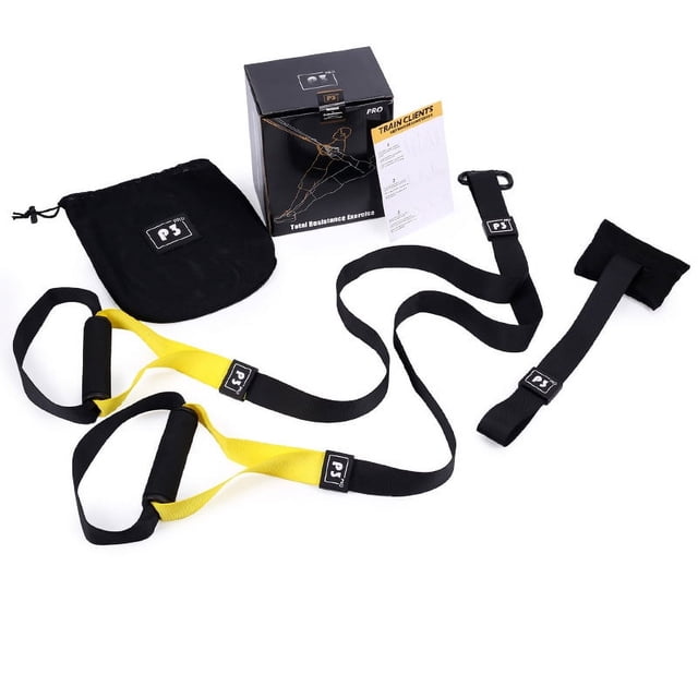 Banda elástica Correa elástica Hebilla ajustable Correa elástica para ejercicios de fitness Entrenamiento Negro Amarillo P3 Señal