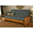 thumbnail image 2 of Kodiak Furniture Westport Full-size Wood Futon Set in Honey with Aqua Mattress, 2 of 14