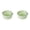Green-2Pcs, variant on 11.2*4.5" Glass Salad Spinner, Small Vegetable Dryer with Drain, Microwave & Dishwasher Safe, Transparent Lid Crank Handle, Quick Spin Greens Washer for Lettuce, Herbs & Fruits, White