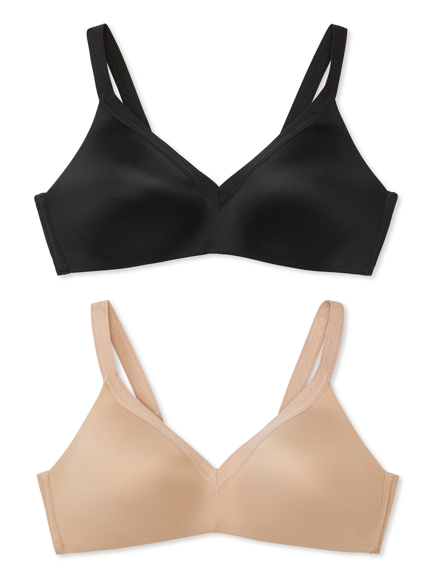 Warners® Blissful Benefits Wireless Lightly Lined TShirt Bra 2Pack