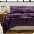 thumbnail image 3 of Bare Home Premium 1800 Ultra-Soft Double Brushed Microfiber Pillowcase Bulk Pack, Standard, 4 Pack, Plum, 3 of 5
