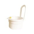 thumbnail image 4 of Cesta coladora multiusos portátil para fregadero de cocina con grifo colgante y desagüe Blanco, 4 of 9