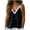Black-03, variant on Women's Lace Trim V Neck Cami Tops Sleeveless Spaghetti Strap Flowy Casual Summer Tank Top