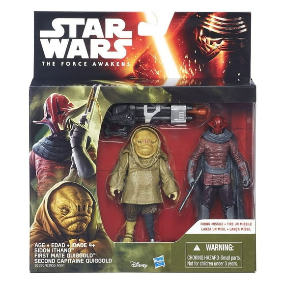 Star Wars: The Force Awakens 3.75 Inch 2 Pack Sidon Ithano And First Mate Quiggold