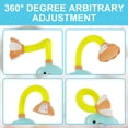 thumbnail image 5 of HYPERLIVING Baby Bath Toy,Baby Bath Shower Head Cute Elephant Toddler Bathtub Sprayer Toys with 3 Suction Cups Adjustable Shower Sprinkler Toys for Toddlers Boys Girls(gules), 5 of 9
