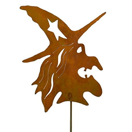 Witch Rustic Metal Yard Stake. Whimsical Halloween Decoration Idea. Handcrafted by Oregardenworks in the USA!