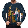 thumbnail image 3 of Scooby Doo Unisex Pullover Hoodie Fashion Round Neck Sweatshirts Sweater For Mens Womens, 3 of 6