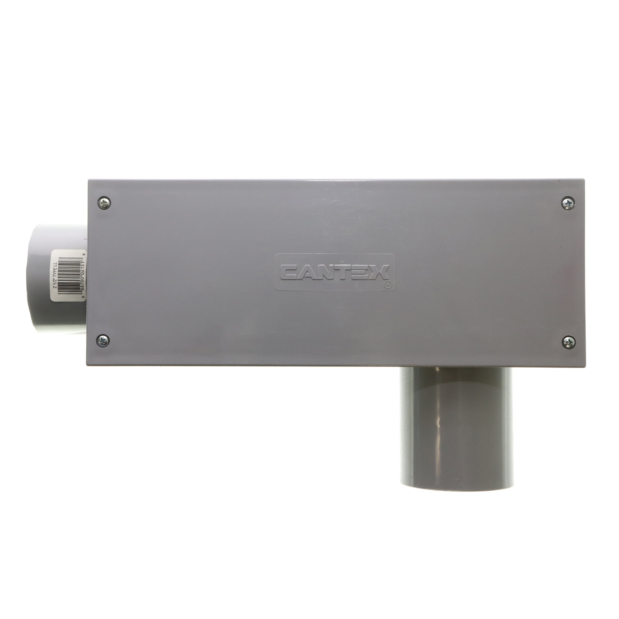 Cantex 5133644 NonMetallic Rigid PVC TypeLL Conduit Access Body, 21/