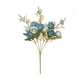 thumbnail image 2 of Ramo de flores artificiales 12,6 pulgadas – Plantas artificiales de tela para centros de mesa de bodas, decoración del hogar, escritorio de oficina, arreglos de hotel y jardinería exterior, 2 of 6
