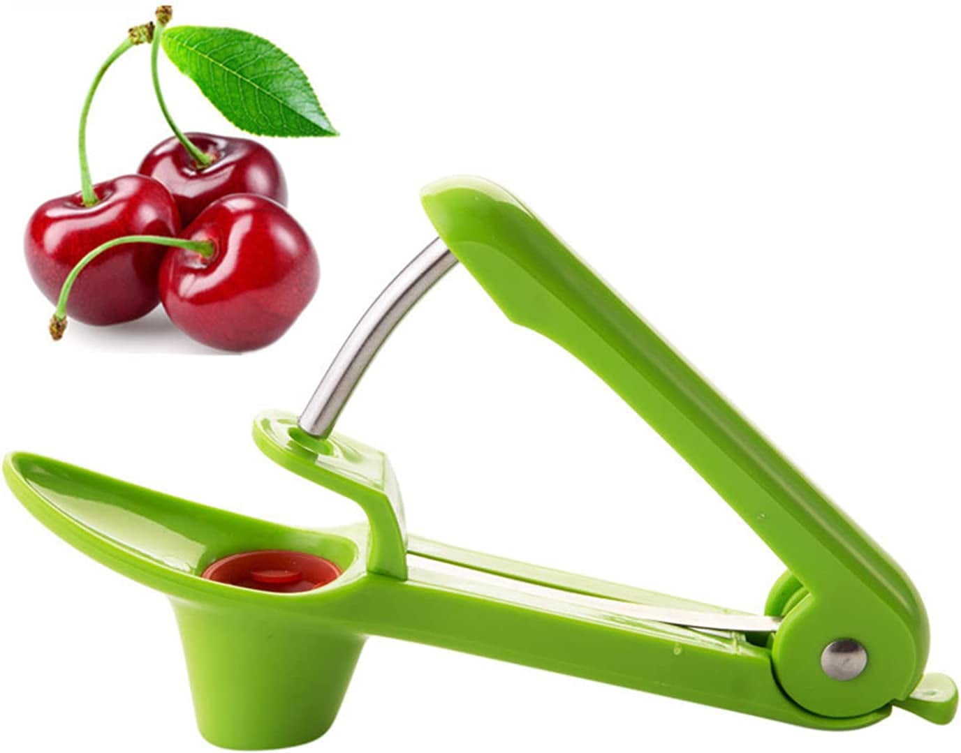 Casewin Cherry Pitter, Cherry Seed Remover Olives Pitter Tool, Cherries