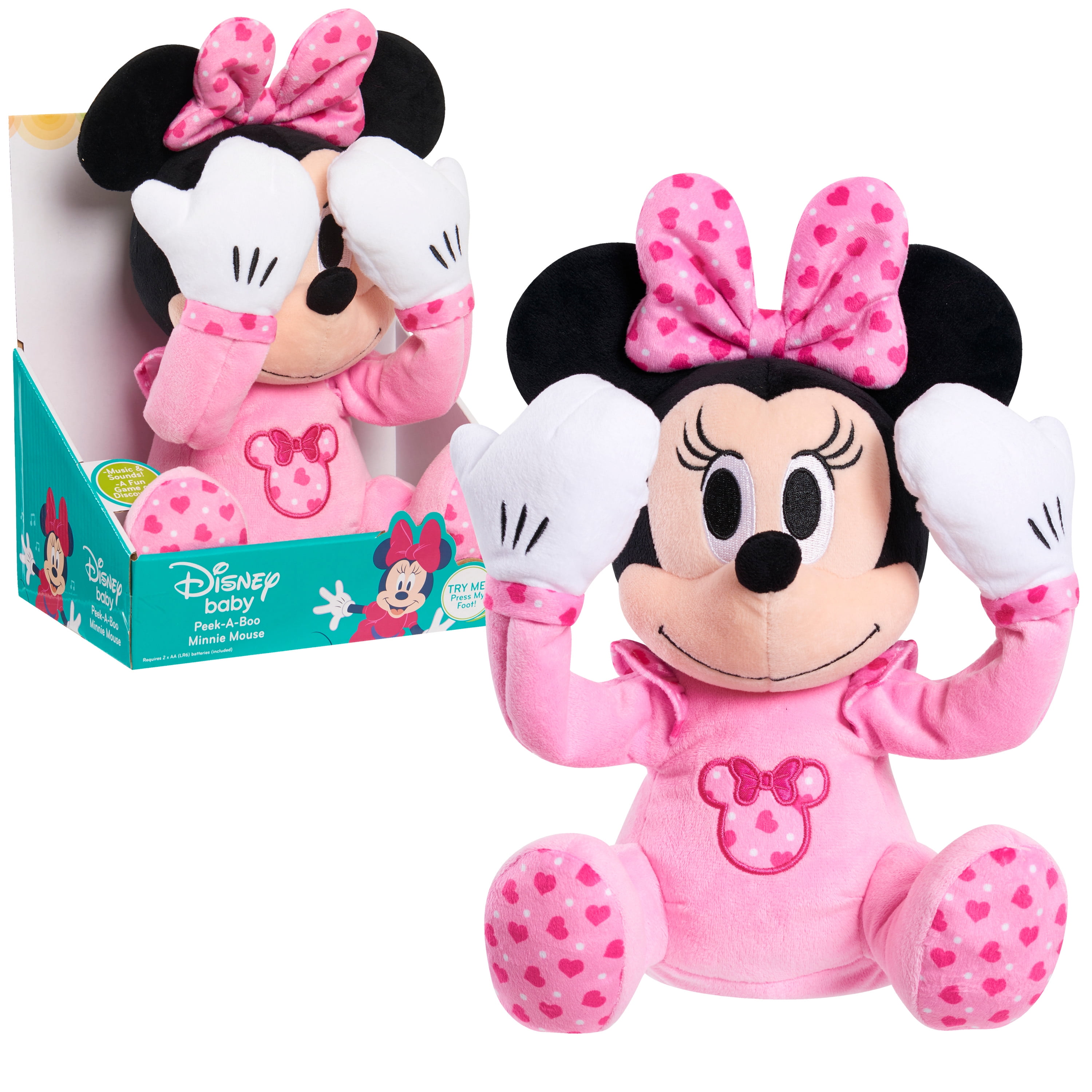 Minnie Mouse Disney 9 in Doll Toy Pink Plush 3 Years Girls TV Movies Kids Play for sale online 