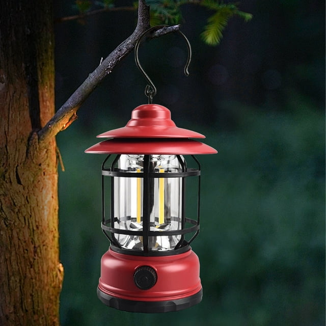 SDNall Tents for Camping, Outdoor Tent for Backyard, Backyard Lights Outdoor, Camping Light Lantern - Retro Horse Design, Portable, Waterproof, Multi-Functional Tent Light