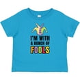 thumbnail image 3 of Inktastic I'm with a Bunch of Fools with Jester Hat April Fools Day Boys or Girls Baby T-Shirt, 3 of 5
