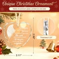 thumbnail image 2 of UCEI Memorial Crystal Glass Ornament Heart-Shaped with Angel Wing Goodbyes Are Not Forever Sympathy Gift Keepsake 3.11 Inch, 2 of 14