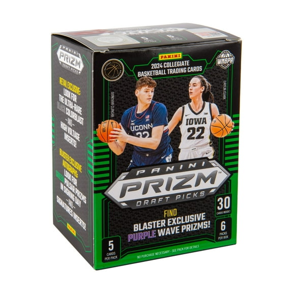 2024-25 Panini Prizm Draft Picks Collegiate Basketball Trading Cards Blaster Box