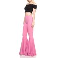 thumbnail image 4 of Txlixc Pantalones de campana sexy femenina, pantalones de moda retro sin fisuras de color sólido y cintura alta Txlixc  moda, 4 of 6