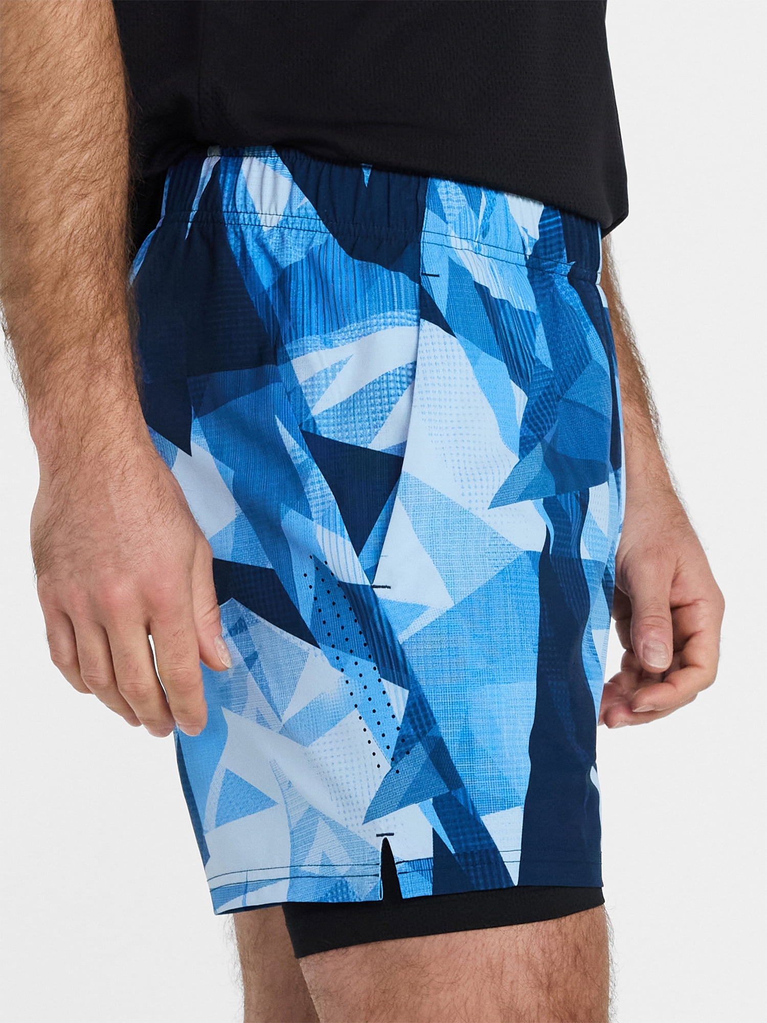 Athletic Works Men's and Big Men's 2 in 1 Gym Shorts with Liner, 6" & 8" Inseams, Sizes S-3XL
