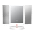 thumbnail image 6 of Impressions Vanity Infinity Trifold Beauty Makeup Mirror with Touch Sensor, Dual Magnifying (White), 6 of 7