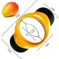 thumbnail image 3 of Pengzhang Mango Slicer, Core Remover Tool with Stainless Steel Blades, Anti-Skid Handle for Easy Cutting, 3 of 7